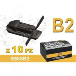 Kit 10 Attacchi B2 Per Spazzole Tergicristallo Carall S985 Flat E T191 Ibrida