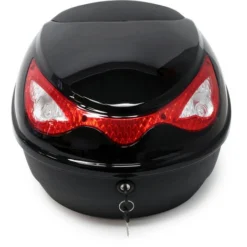 Top Case 22L Color Nero Bauletto Portaoggetti Per Scooter Moto Quad Bauletto Portacasco -TopAuto Ricambi Italia 13761535 3
