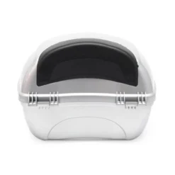 Top Case 22L Color Argento Bauletto Portaoggetti Per Scooter Moto Quad Bauletto Portacasco -TopAuto Ricambi Italia 13761537 4