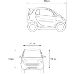 Telo Copriauto Impermeabile Traspirante Protezione Pioggia Smart 265x147x119 Cm 7 Telo Copriauto Impermeabile Traspirante Protezione Pioggia Smart 265x147x119 Cm -TopAuto Ricambi Italia 16216718 4