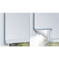 Persiana Veneziana Rollo Per Finestra 100x150cm Colore Bianco Senza Fori -TopAuto Ricambi Italia 16221093 4