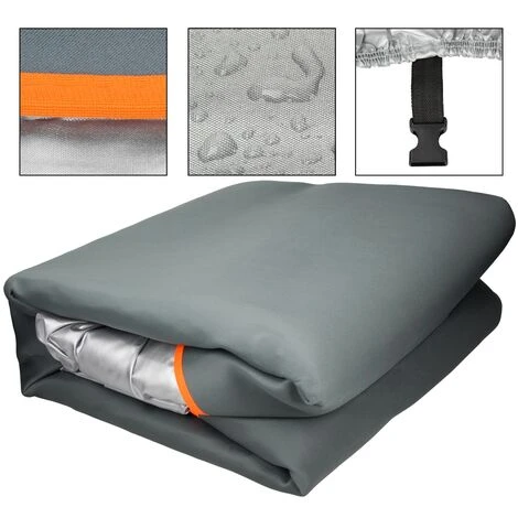 Telo Copri Auto Antigrandine Impermeabile Antipolvere Pioggia XL 533x178x119 Cm 2 Telo Copri Auto Antigrandine Impermeabile Antipolvere Pioggia XL 533x178x119 Cm - immagine 2