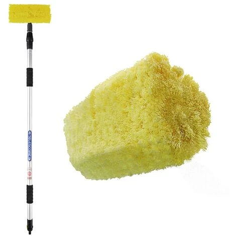 Spazzola Lavaggio 3D Con Manico Telescopico 2,4 M 150685 ProPlus 1 Spazzola Lavaggio 3D Con Manico Telescopico 2,4 M 150685 ProPlus