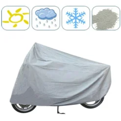 Telo Copri Moto Scooter Impermeabile Traspitante Grigio L S.P.F.