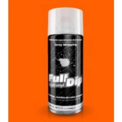 Vernice Spray Rimovibile Auto Moto Car Wrapping Spray Full Dip: Arancione Fluorescente