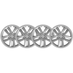 Copricerchio Universale 15 Copri Ruota Auto Pneumatico Silver 4pz Hollywood -TopAuto Ricambi Italia 24510727 5