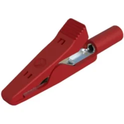 SKS Hirschmann MA 1 Morsetto A Coccodrillo Connettore 2 Mm CAT I Rosso