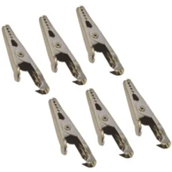 HP Autozubehör 20205 Morsetto A Coccodrillo Polo Positivo, Polo Negativo Morsetto A Molla 6 Pz.