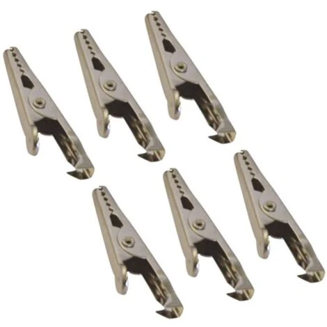 HP Autozubehör 20205 Morsetto A Coccodrillo Polo Positivo, Polo Negativo Morsetto A Molla 6 Pz. 1 HP Autozubehör 20205 Morsetto A Coccodrillo Polo Positivo, Polo Negativo Morsetto A Molla 6 Pz.