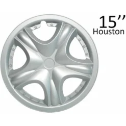 Copricerchio Auto 15'' Houston Universale CopriRuote Cerchio Coppe Ruota Platto