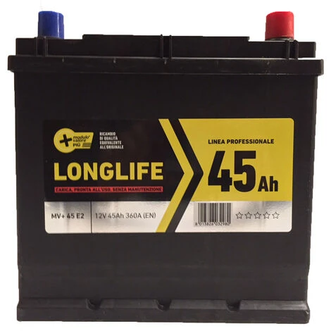 MV+ BATTERIA 45 E2 Batteria Per Auto - Ricambio 1 MV+ BATTERIA 45 E2 Batteria Per Auto - Ricambio