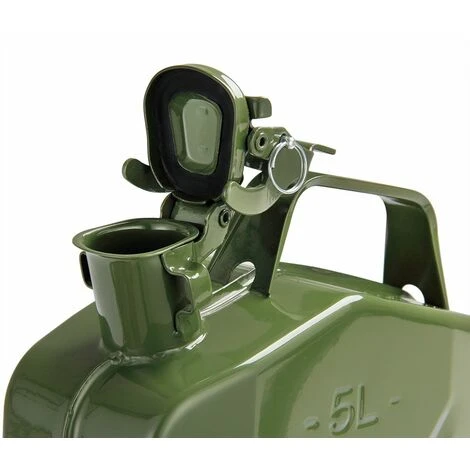 Monzana Tanica Per Benzina 5 L Set Da 3 Con Beccuccio Certificazione-UN Chiusura Ermetica Metallo Contenitore Omologato Per Diesel Carburante Bidone 3 Monzana Tanica Per Benzina 5 L Set Da 3 Con Beccuccio Certificazione-UN Chiusura Ermetica Metallo Contenitore Omologato Per Diesel Carburante Bidone - immagine 3