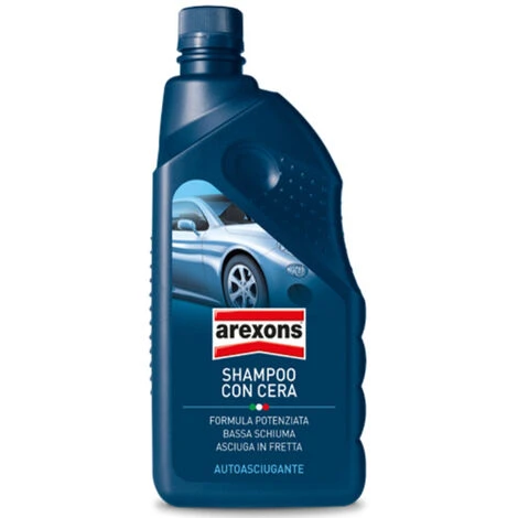 AREXONS SHAMPOO CON CERA AUTOASCIUGANTE PER AUTO MOTO 1 Lt ART.8358 1 AREXONS SHAMPOO CON CERA AUTOASCIUGANTE PER AUTO MOTO 1 Lt ART.8358