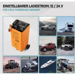 Wiltec Caricabatterie 12V E 24V Boost 430 Caricatore Per Batterie Piombo Acido AGM -TopAuto Ricambi Italia 3564266 3