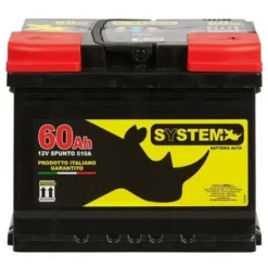 BATTERIA AUTO SYSTEM PLUS 60AH 510A