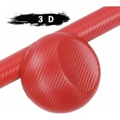 Kueatily Adesivo In Vinile Per Auto, Pellicola In Fibra Di Carbonio Adesivo In Vinile In Fibra Di Carbonio Pellicola Solare Per Auto (rosso-152 Cm 30 Cm)