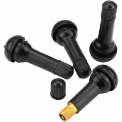 Kueatily 40 Pezzi Tappo Stelo Valvola Pneumatico Tubeless Auto, Valvole Pneumatico TR413, Set Stelo Valvola Pneumatico In Gomma,Nero -TopAuto Ricambi Italia 47438213 3