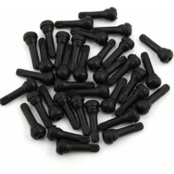 Kueatily 40 Pezzi Tappo Stelo Valvola Pneumatico Tubeless Auto, Valvole Pneumatico TR413, Set Stelo Valvola Pneumatico In Gomma,Nero -TopAuto Ricambi Italia 47438213 5