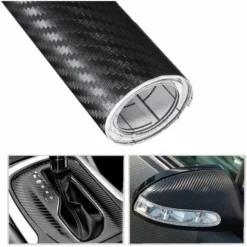 Kueatily Pellicola Adesiva In Fibra Di Carbonio, Pellicola Autoadesiva 3D In Fibra Di Carbonio Per Involucro Automobilistico Pellicola Di Protezione Per Davanzale Della Portiera Dell'auto -TopAuto Ricambi Italia 47438700 3