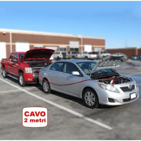 Trade Shop - Cavi Collegamento Batteria 500 Amp Jumper Avviamento Auto Camper Camion Moto 4 Trade Shop - Cavi Collegamento Batteria 500 Amp Jumper Avviamento Auto Camper Camion Moto - immagine 4