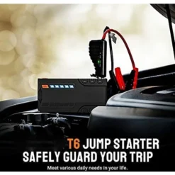 TACKLIFE Booster Battery, Avviamento Per Auto Da 800 A 18000 MAh, Caricabatterie Da 12 V, Benzina Da 7,0 Litri; 5,5L Diesel, 2 Ricarica Rapida, Lampada LED-T6 -TopAuto Ricambi Italia 51233539 5