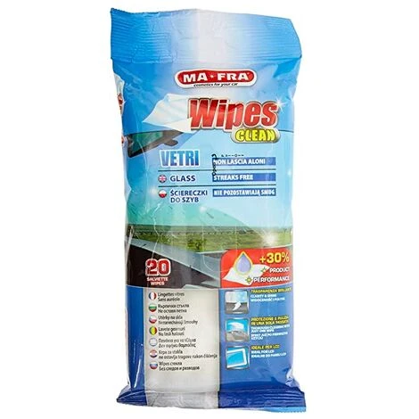 PANNO UMIDIFICATO PER VETRI 1 PANNO UMIDIFICATO PER VETRI