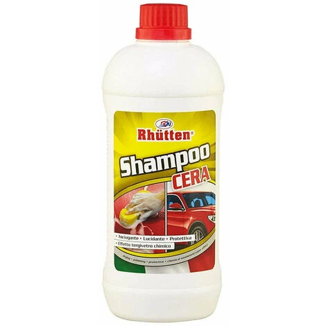 Shampoo Cera Autolucidante Concentrato Per Auto - 1 Lt 1 Shampoo Cera Autolucidante Concentrato Per Auto - 1 Lt