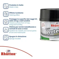 Rhutten Crema Protector Protettiva E Lucidante Carrozzeria Auto Moto 250ml -TopAuto Ricambi Italia 54708375 4