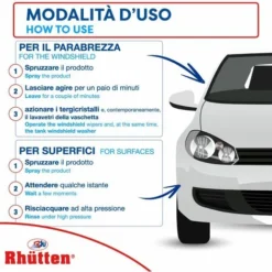 Lavavetri Moscerini Rimuovi Insetti Parabrezza Vetri Auto Camper Caravan 5000 Ml -TopAuto Ricambi Italia 58810030 4