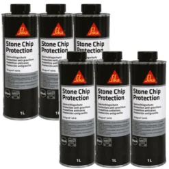 Set Di 6 Rivestimenti SIKA Sikagard 6470 - Nero - 1L