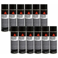 Set Di 12 Rivestimenti SIKA Sikagard 6470 S - Nero - 500ml