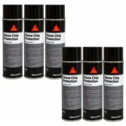 Set Di 6 Rivestimenti SIKA Sikagard 6470 S - Nero - 500ml