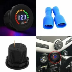 Volt &egrave Tre Display A LED, Manometro Voltmetro, 12 V, Display Digitale Voltmetro & Agrave Nuovo Calibro Di Voltmetro A LED Per Auto Da Moto Impermeabile Nero Per Moto, Auto, Barche 7 Volt &egrave Tre Display A LED, Manometro Voltmetro, 12 V, Display Digitale Voltmetro & Agrave Nuovo Calibro Di Voltmetro A LED Per Auto Da Moto Impermeabile Nero Per Moto, Auto, Barche -TopAuto Ricambi Italia 63849402 3