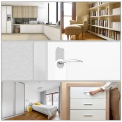 Randaco Pellicola Vinilica Autoadesiva In Carta Decorativa Per La Parete Della Cucina - 500cmx61cm Bianco -TopAuto Ricambi Italia 63861541 5