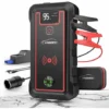 YABER Avviatore Batteria Auto, 2500A 23800mAh Avviatore Emergenza Per Auto (Adatto A Tutti I Veicoli A Benzina O 8.0L Diesel), 10W Caricatore Wireless Con Torcia LED, USB C