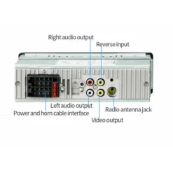 Autoradio 1 DIN Display TFT 4.1" Stereo 45Wx4 Bluetooth USB AUX MP3 Media 4051AI -TopAuto Ricambi Italia 64001893 4