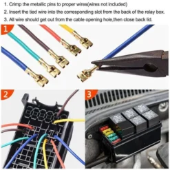 Relè Universale A 6 Vie Per Auto Marine A 6 Vie A 6 Slot ATO/ATC Scatola Portafusibili Per Lama Supporto Per Assicurazione Auto Lama Per Circuito Automobilistico -TopAuto Ricambi Italia 67327277 3