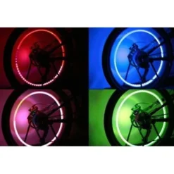 Tappi Valvole LED Per Bicicletta, Bici, Auto, Moto O Kartokner (multicolore) -TopAuto Ricambi Italia 67410112 2