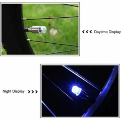 Tappi Valvole LED Per Bicicletta, Bici, Auto, Moto O Kartokner (multicolore) -TopAuto Ricambi Italia 67410112 5