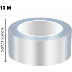 Kueatily 5 Cm X 10 M Pellicola Trasparente Autoadesiva Protezione Bordo Auto Pellicola Protettiva Trasparente Universale -TopAuto Ricambi Italia 68345863 5