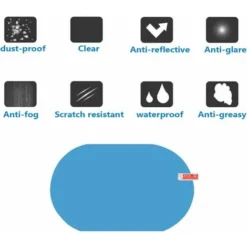 Pellicola Per Specchietti Retrovisori, 2 Pezzi Pellicola Protettiva Per Specchietti Retrovisori Per Auto Pellicola Per Specchietti Retrovisori Per Auto Rotonda Per Auto Camion Van Moto Antipioggia Ant 7 Pellicola Per Specchietti Retrovisori, 2 Pezzi Pellicola Protettiva Per Specchietti Retrovisori Per Auto Pellicola Per Specchietti Retrovisori Per Auto Rotonda Per Auto Camion Van Moto Antipioggia Ant -TopAuto Ricambi Italia 69715284 3
