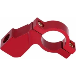 MINKUROW Staffa Di Montaggio Staffa, Adattatore Base Specchio Staffa Specchietto Retrovisore Moto Universale 7/8"Lega Di Alluminio(Rosso)