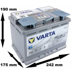 Varta 560901068D852 D52 AGM, Argento -TopAuto Ricambi Italia 70759320 3