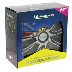 MICHELIN 4 Copricerchi Bicolore Nero Grigio Per Ruota 14 Pollici NVS 49 -TopAuto Ricambi Italia 70838204 3