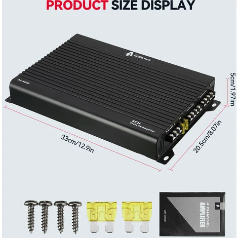 4 Canali 2500W Amplificatore Stereo Per Auto Camion/casa Audio Altoparlante Sistema Dispositivo Di Amplificazione 2 4 Canali 2500W Amplificatore Stereo Per Auto Camion/casa Audio Altoparlante Sistema Dispositivo Di Amplificazione - immagine 2