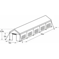 Tenda Per Ricevimenti 5 × 10 M ZONDA -TopAuto Ricambi Italia 72879579 4