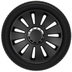 Set Copricerchi - 15 Pollici - Silverstone - Nero