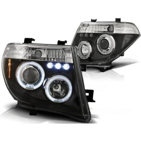 Cerchioni Fari Dual Halo NISSAN NAVARA D40/PATHFINDER 05-10 ANGEL EYES BLACK 1 Cerchioni Fari Dual Halo NISSAN NAVARA D40/PATHFINDER 05-10 ANGEL EYES BLACK