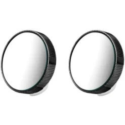 Specchietti Per Punti Ciechi 2 Pezzi Specchietti Retrovisori Convessi Senza Cornice Grandangolo Regolabile A 360 Gradi Per Camion SUV Per Auto (nero)