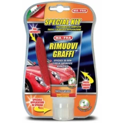 SPECIAL KIT RIMUOVI GRAFFI PER AUTO E MOTO 100 Ml CON PAD LUCIDANTE MA-FRA